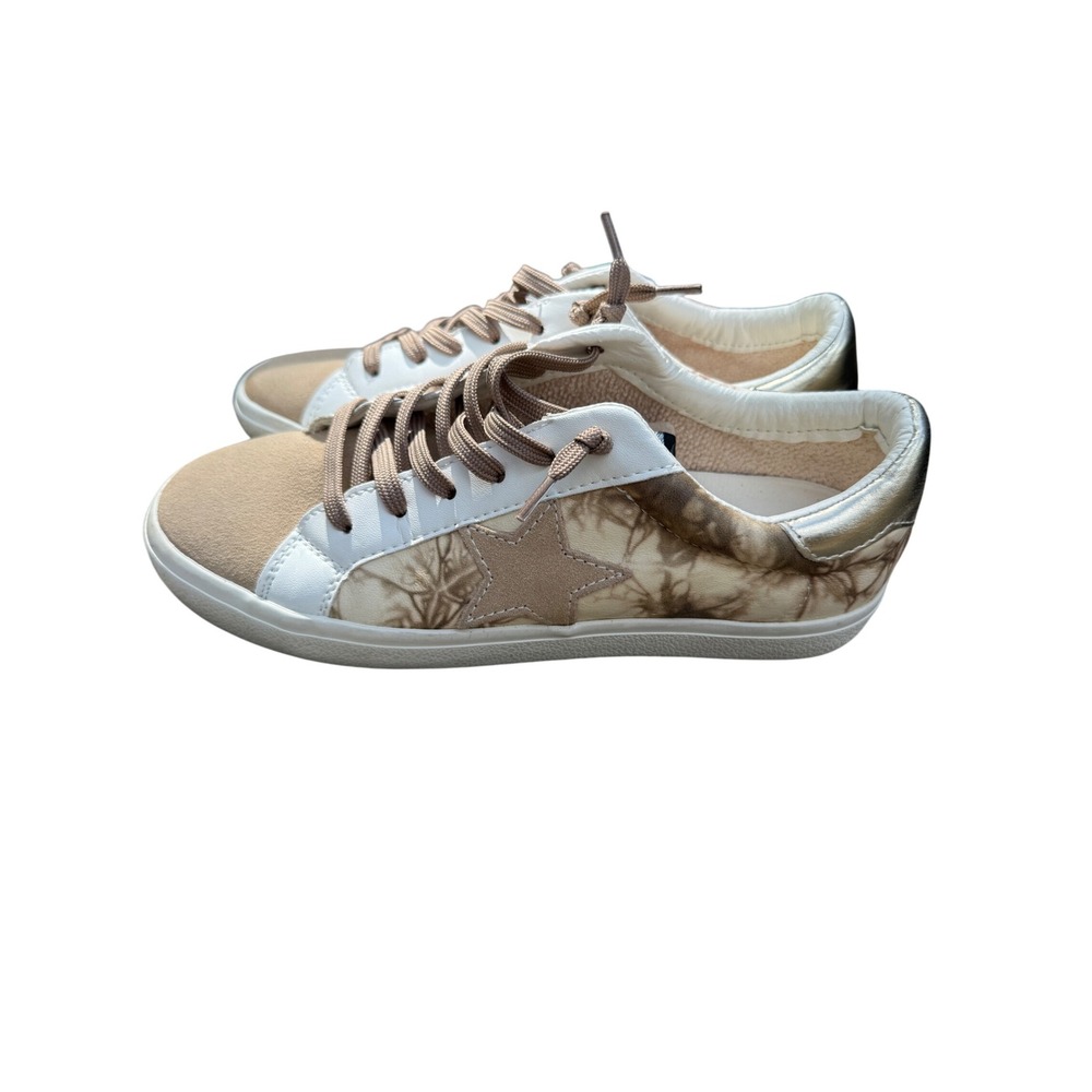 Vintage Havana Star‎ Taupe Marble Mix Sneakers 7.5 Low Top Casual